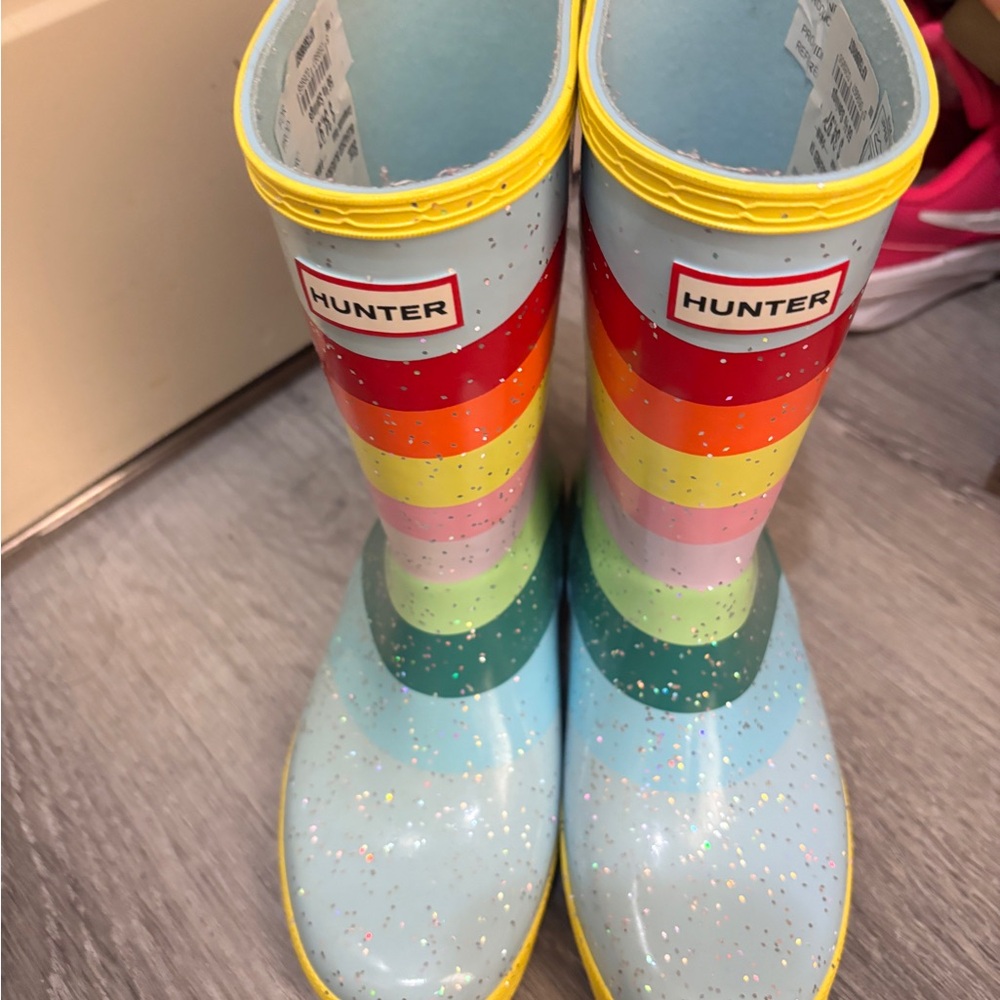 Hunter Multicolor Striped Boots